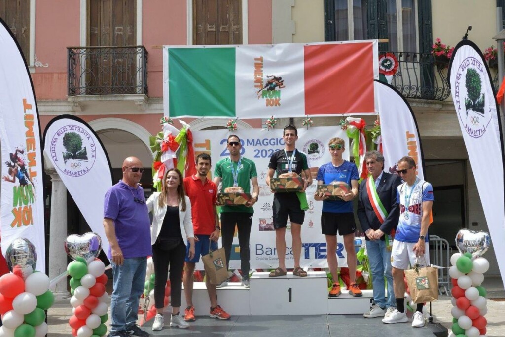 Timent Run 2023 Latisana podio maschile