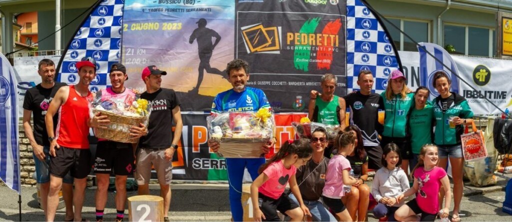 Colombina Trail Running 2023 premiazione squadre Paratico Tengattini Gaaren Recastello