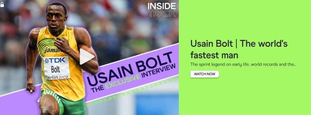Usain Bolt intervista