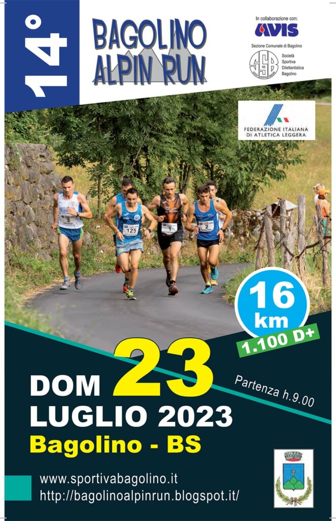 Volantino Bagolino Alpin Run 2023