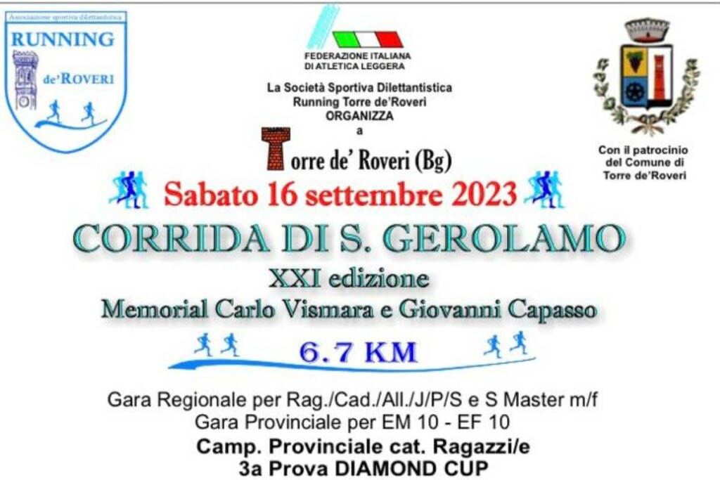 Corrida di San Gerolamo 2023 Torre de Roveri