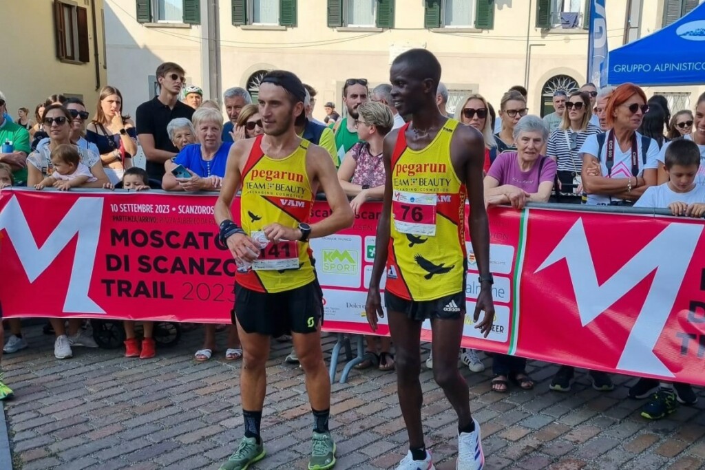 Moscato di Scanzo Trail 2023 Eric Muthoni Riungu e Marco Zanga