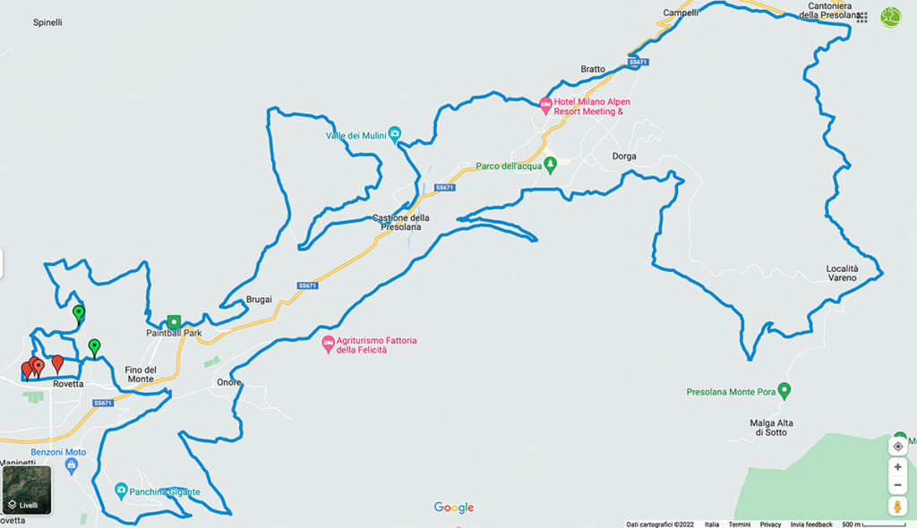 presolana race 2023 percorso mtb