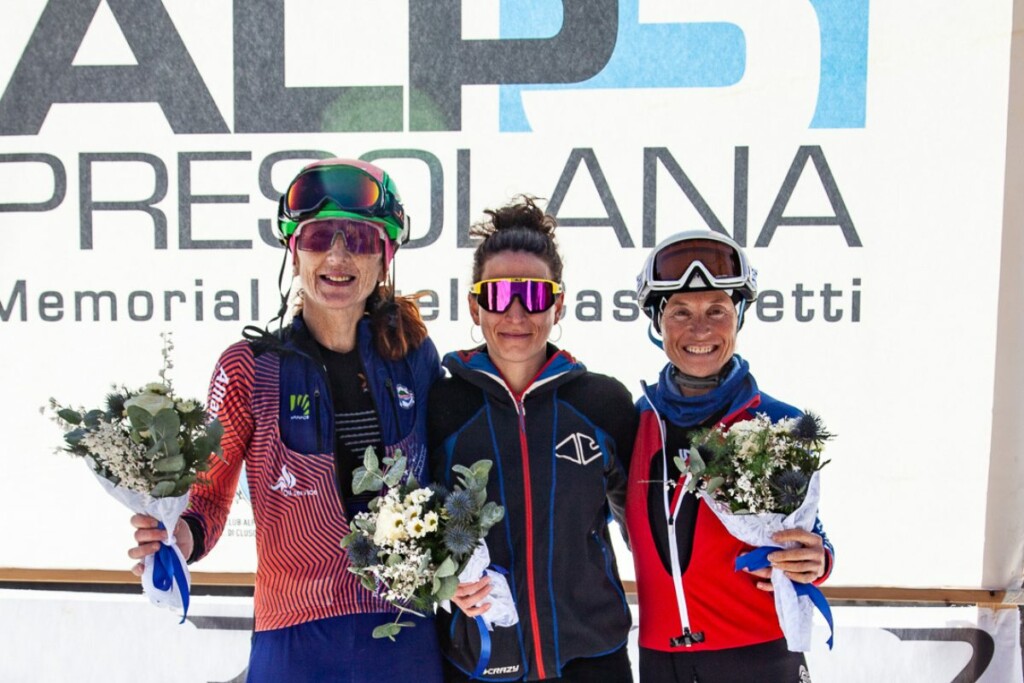 Skialp 3 Presolana 2024 podio femminile