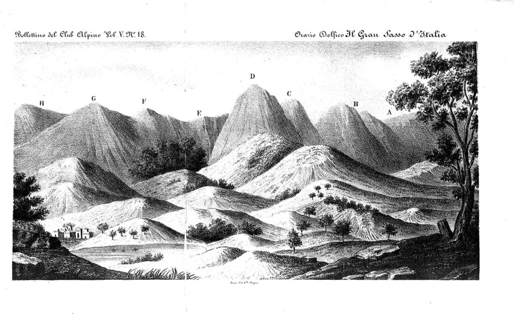 mappa montagne italiane