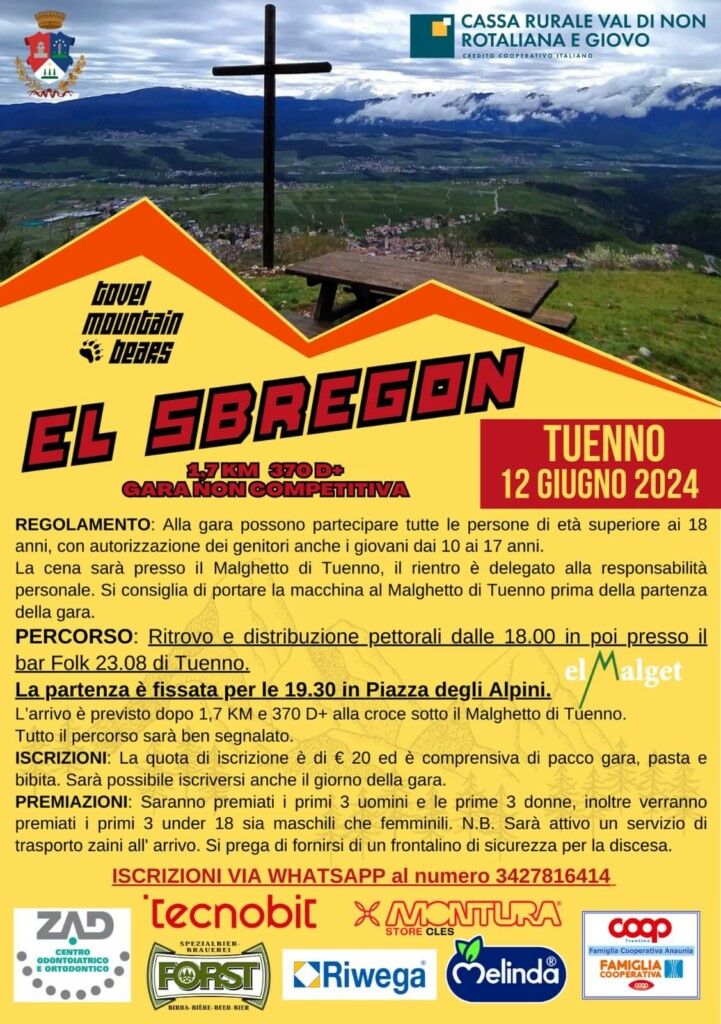 El Sbregon a Tuenno