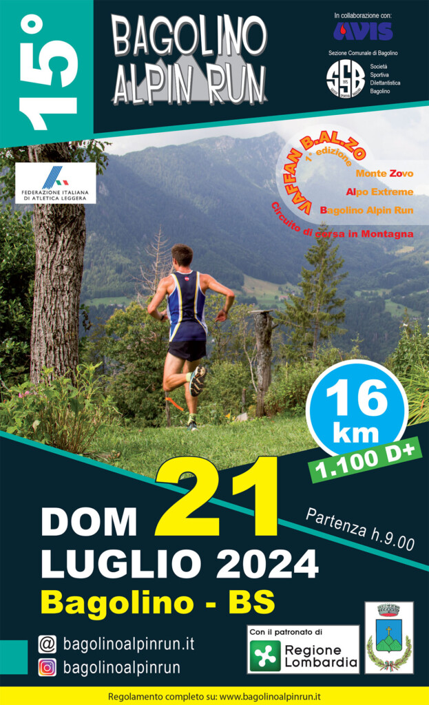 Bagolino Alpin Run 2024 volantino
