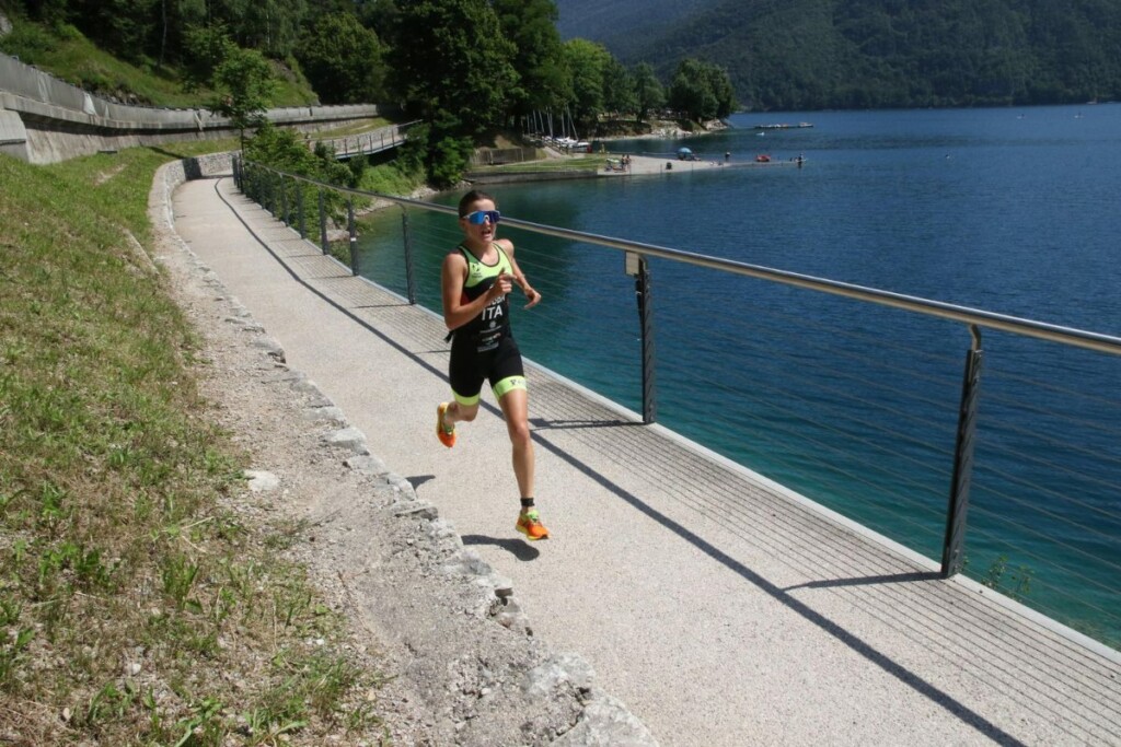 Ledroman triathlon Chiara Lobba prova corsa running Lago di Ledro