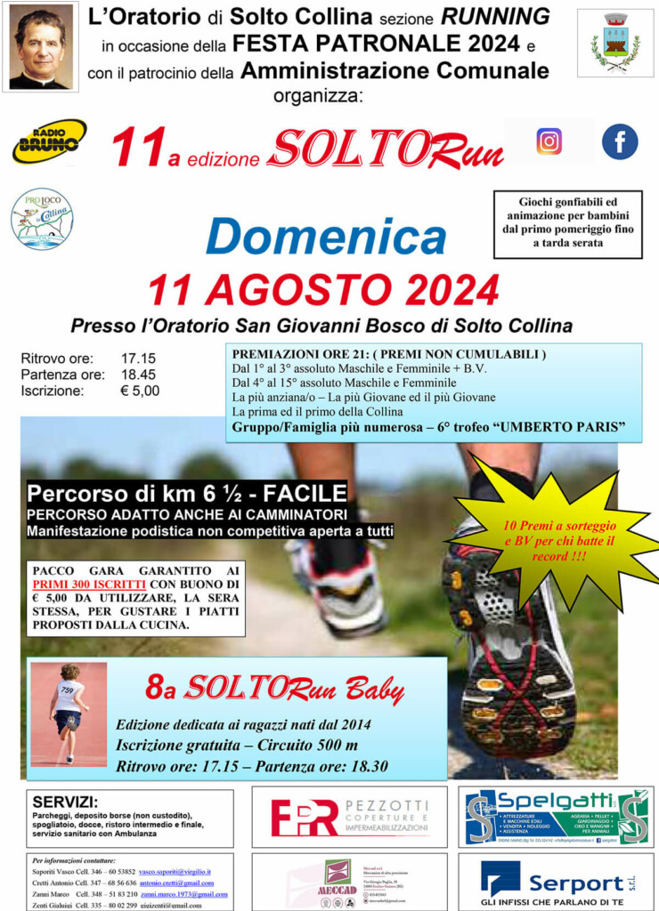 Solto Run 2024 a Solto Collina
