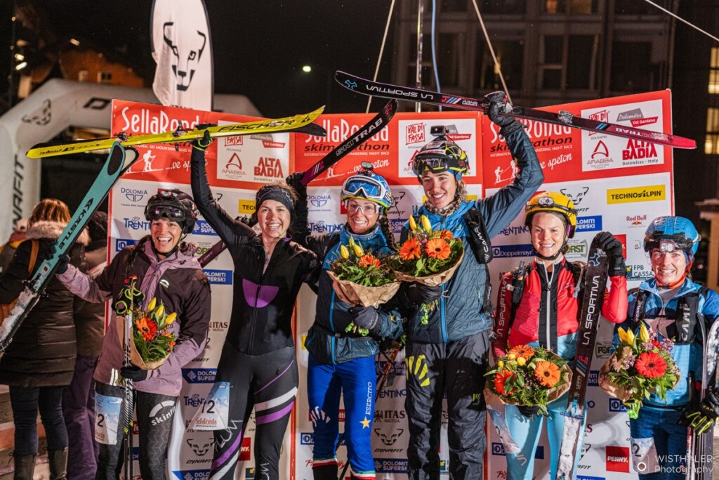Sellaronda Skimarathon 2025 premiazioni donne skialp
