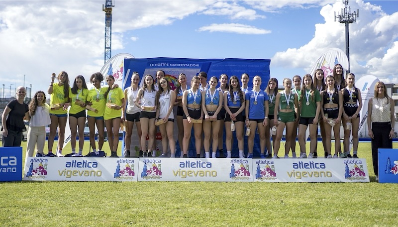 Atletica Vigevano 2025 campionati lombardi giovanili staffette pista