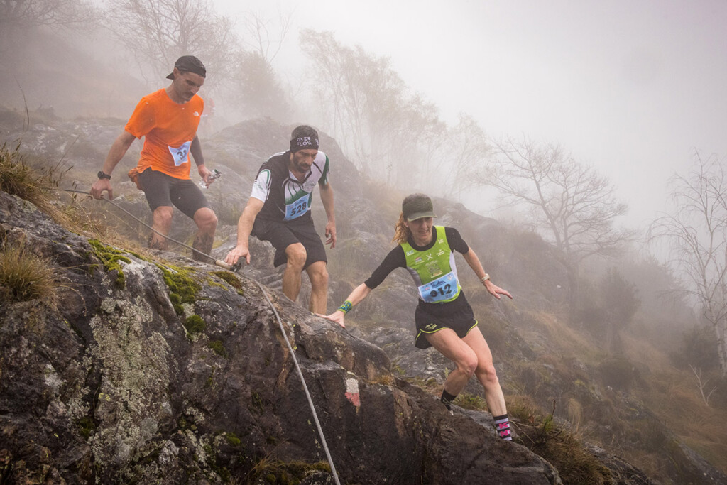 Colmen Trail 2025 nebbia discesa Sortini
