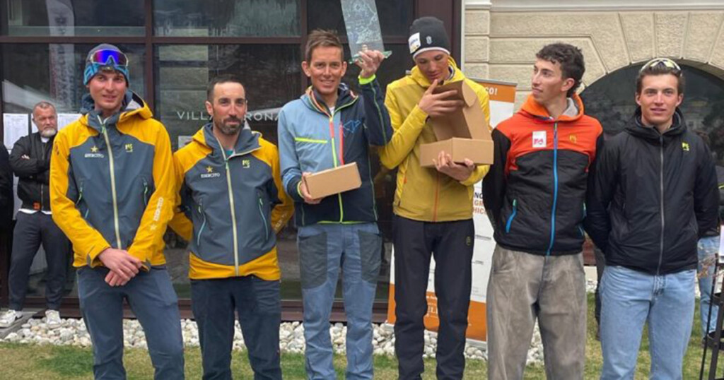 trofeo parravicini 2025 skialp podio maschile