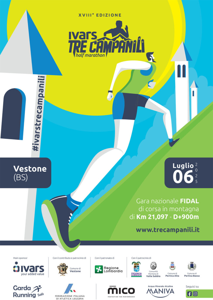 Tre Campanili Half Marathon 2025 volantino