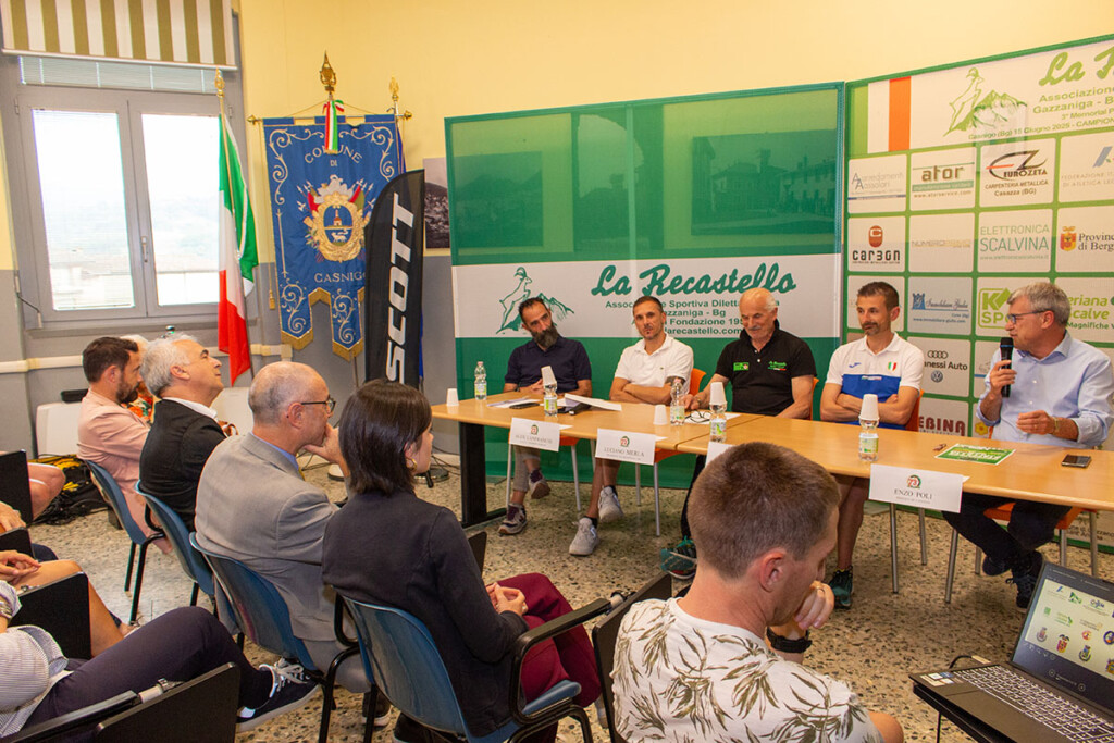 Conferenza stampa a Casnigo per il Campionato Italiano di corsa in montagna a staffetta 2025