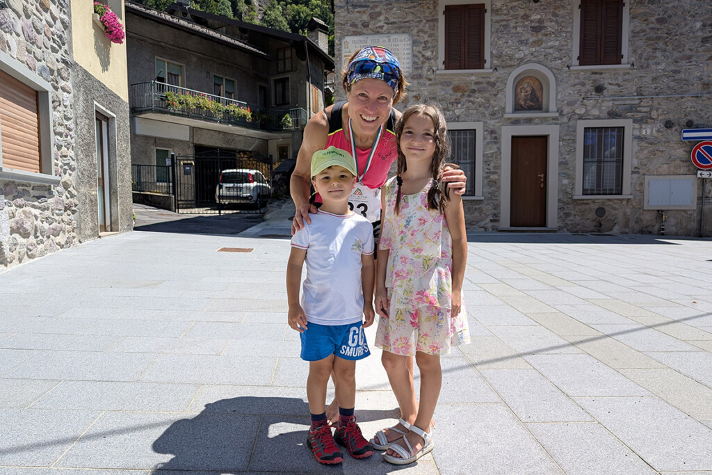 Corsa Alpina Trail Gandellino 2025 Giulia Lamberti famiglia