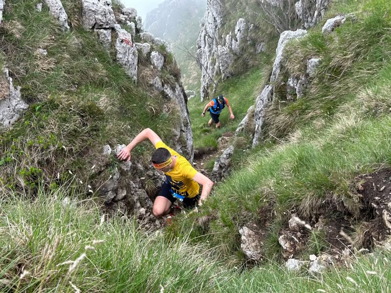 Creste Resegone Skyrace salita alla cima Quarenghi