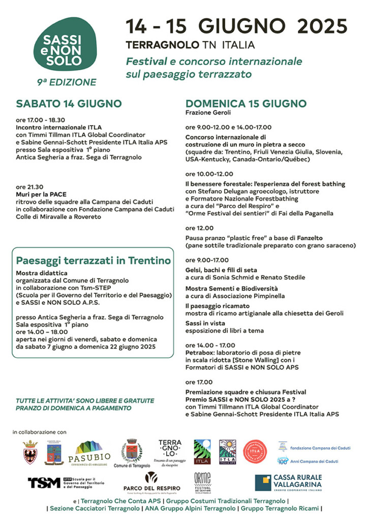 SASSI E NON SOLO 2025 programma volantino terragnolo