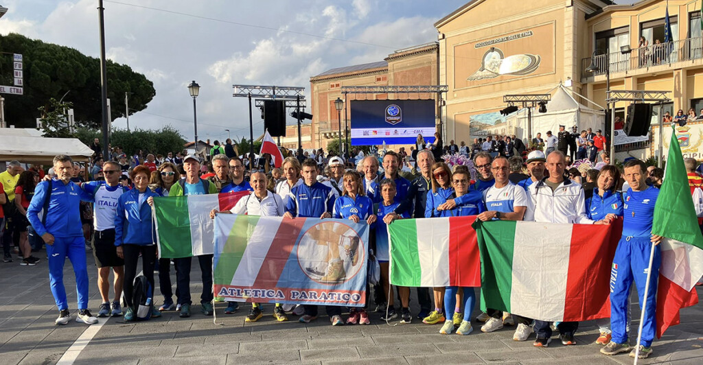 atletica paratico campionati europei 2025 di corsa in montagna master sull'Etna