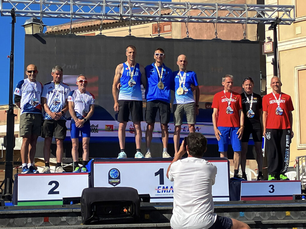 atletica paratico campionati europei 2025 di corsa in montagna master sull'Etna