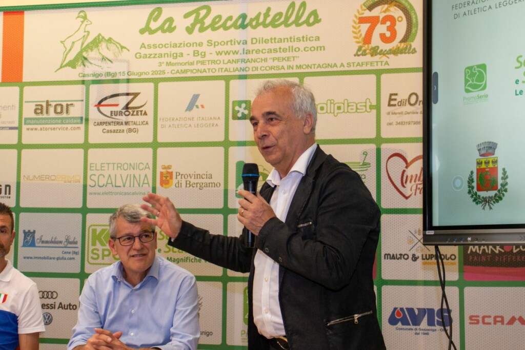Conferenza stampa a Casnigo per il Campionato Italiano di corsa in montagna a staffetta 2025