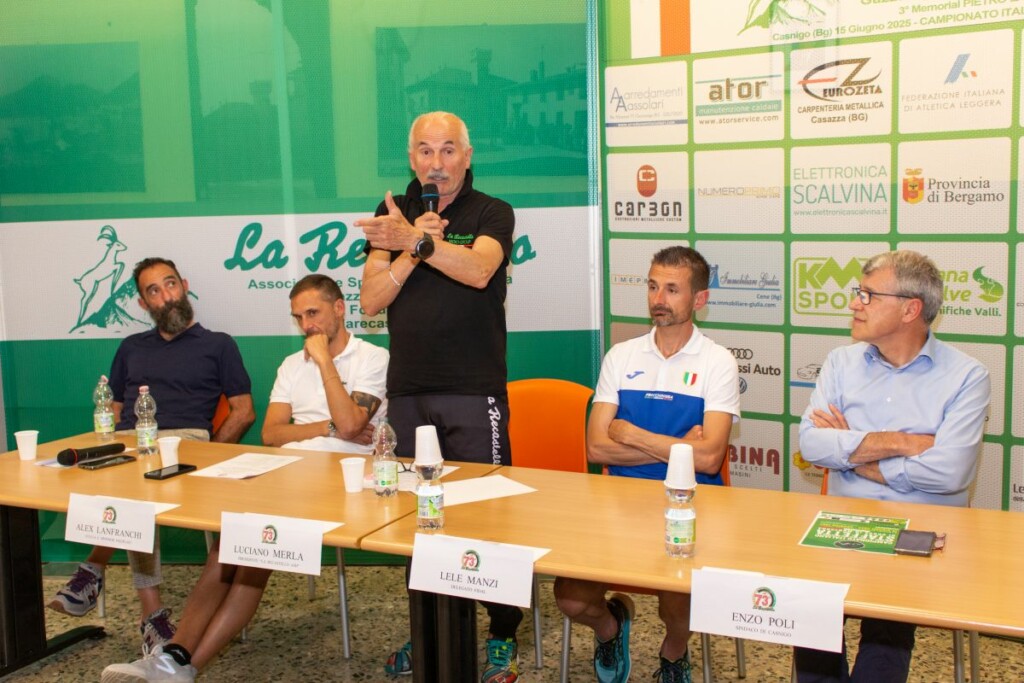 Conferenza stampa a Casnigo per il Campionato Italiano di corsa in montagna a staffetta 2025