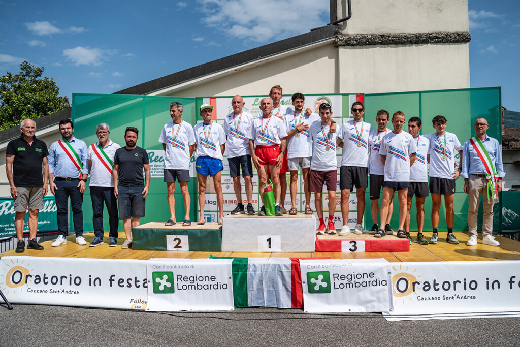 campionato italiano staffetta casnigo 2025 premiazione uomini