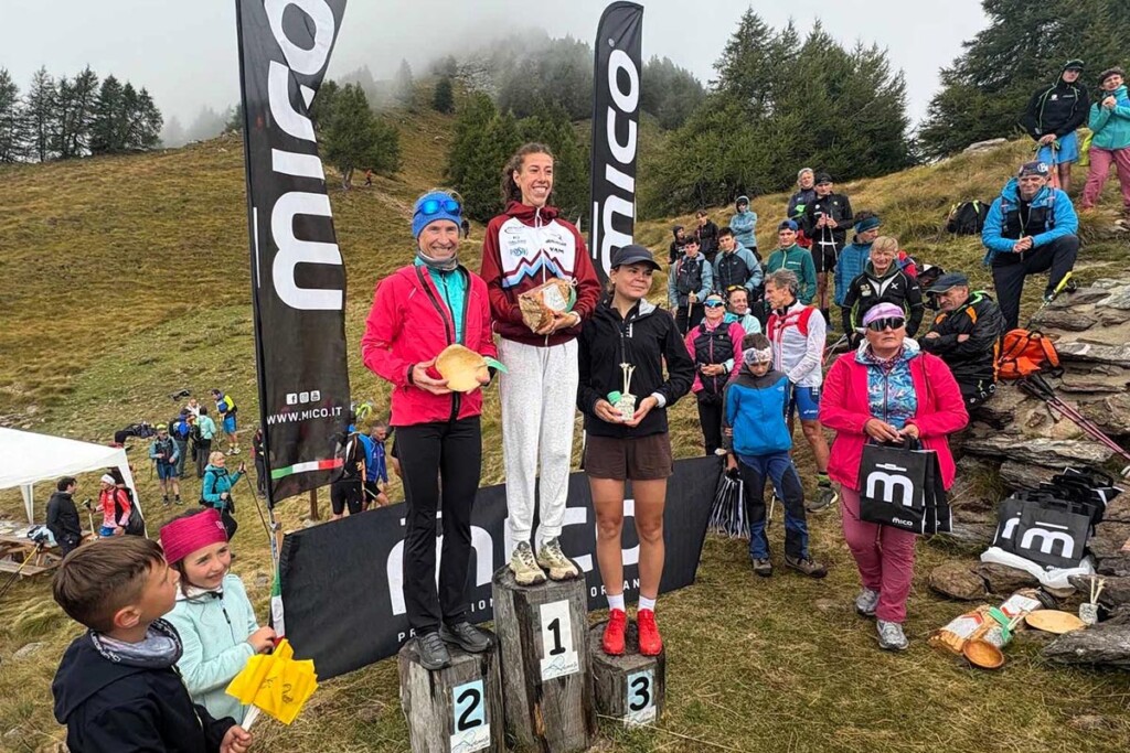 Adamello Vertical Kilometer 2025 podio donne