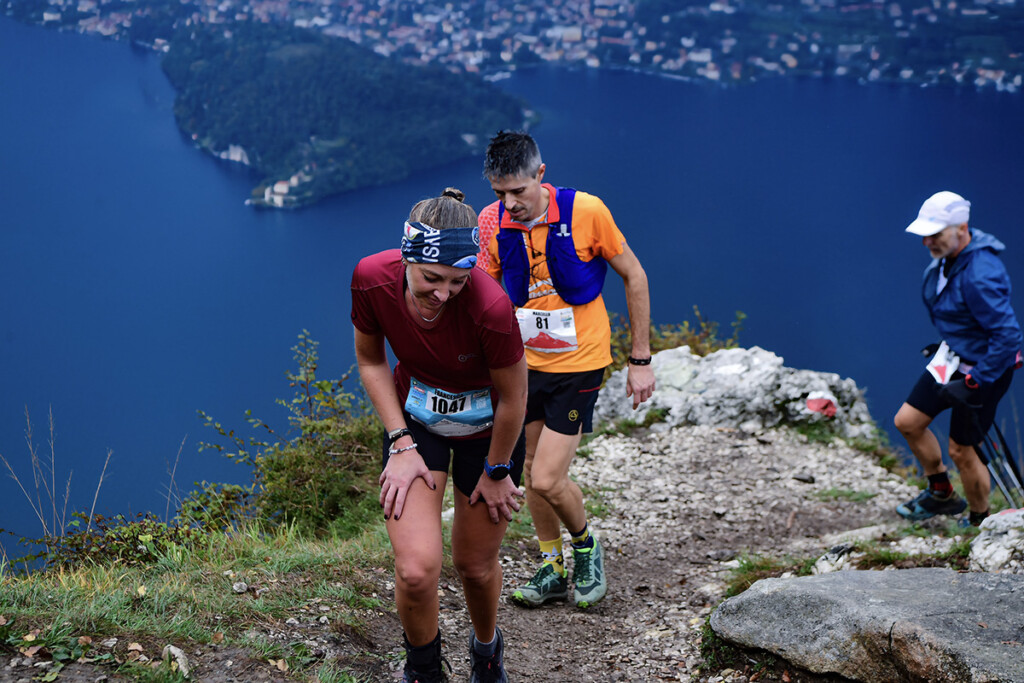 Bellagio Skyrace atleti vista lago di Como