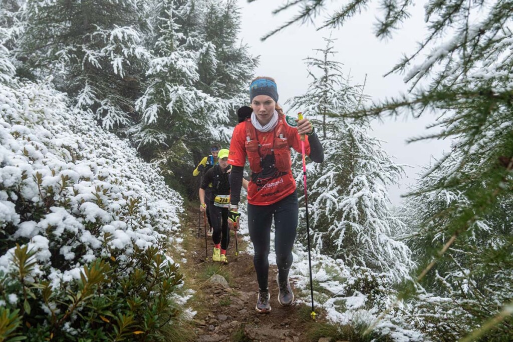 adamello ultra trail 2025 85 km beliana hilbert neve