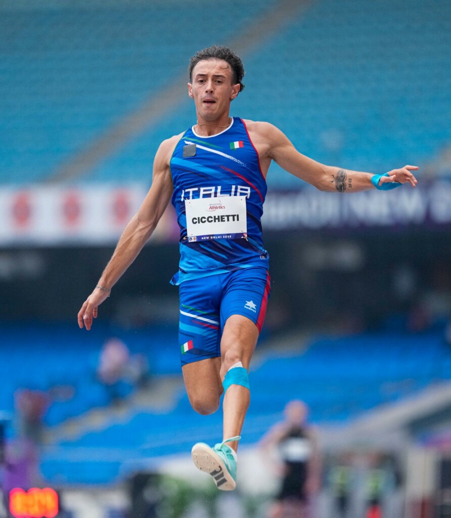 Atletica fispes mondiali nuova dehli 2025 Marco CICCHETTI Long Jump