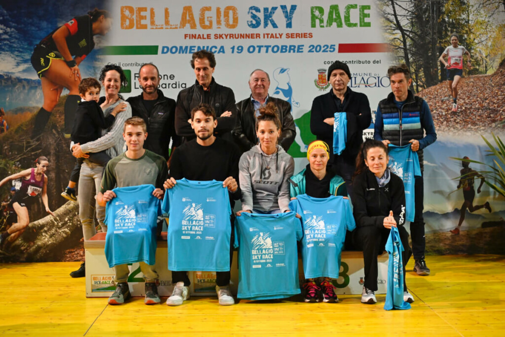 Bellagio Skyrace 2025 gruppo top runner cerimonia