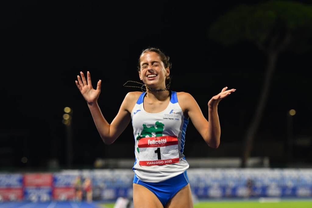 fidal lombardia 2025 arrivo trionfale di Maddalena Rava sui 2000m