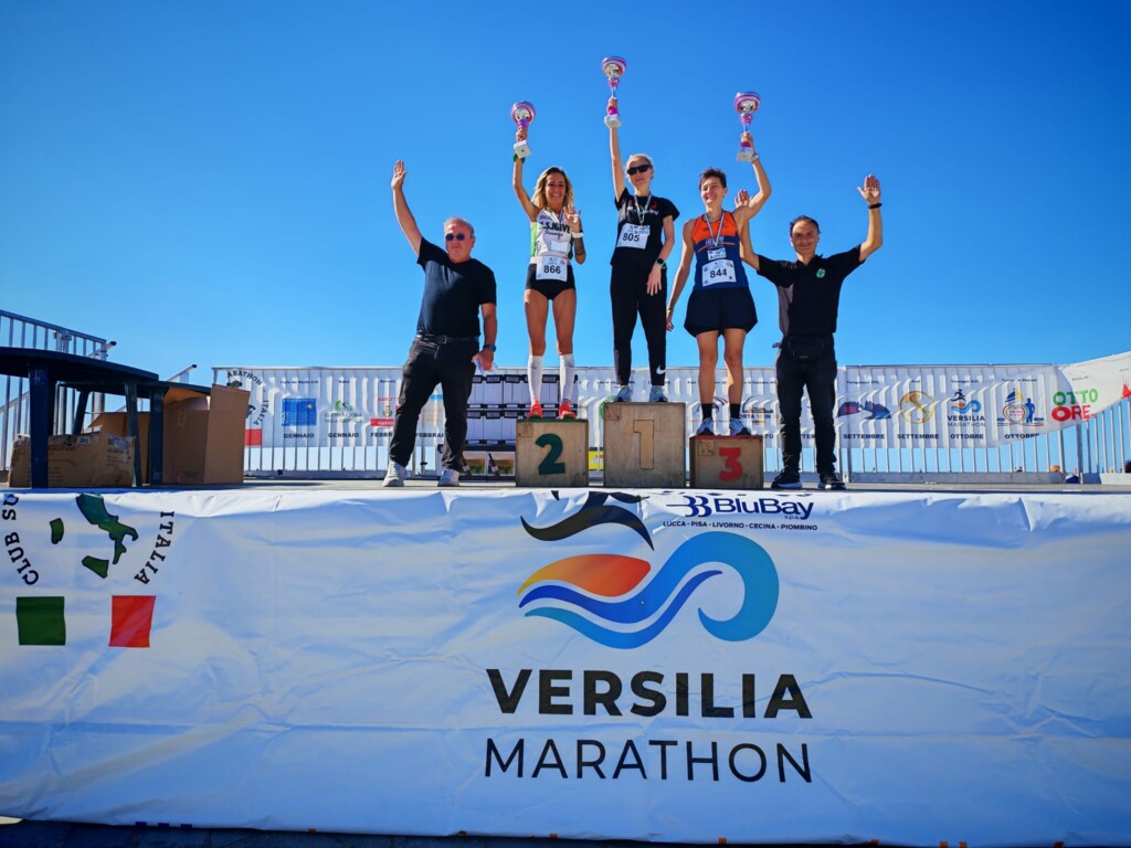 versilia marathon 2025 viareggio podio femminile