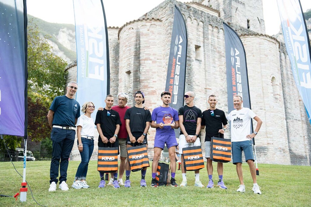 Frasassi Skyrace 2025 podio maschile
