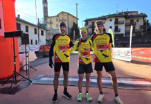 Winter Trail Valle Imagna: Poli e Pirola primi nella 17 km I primi tre classificati della 17 km al Winter Trail Valle Imagna 2025 a Rota dāImagna