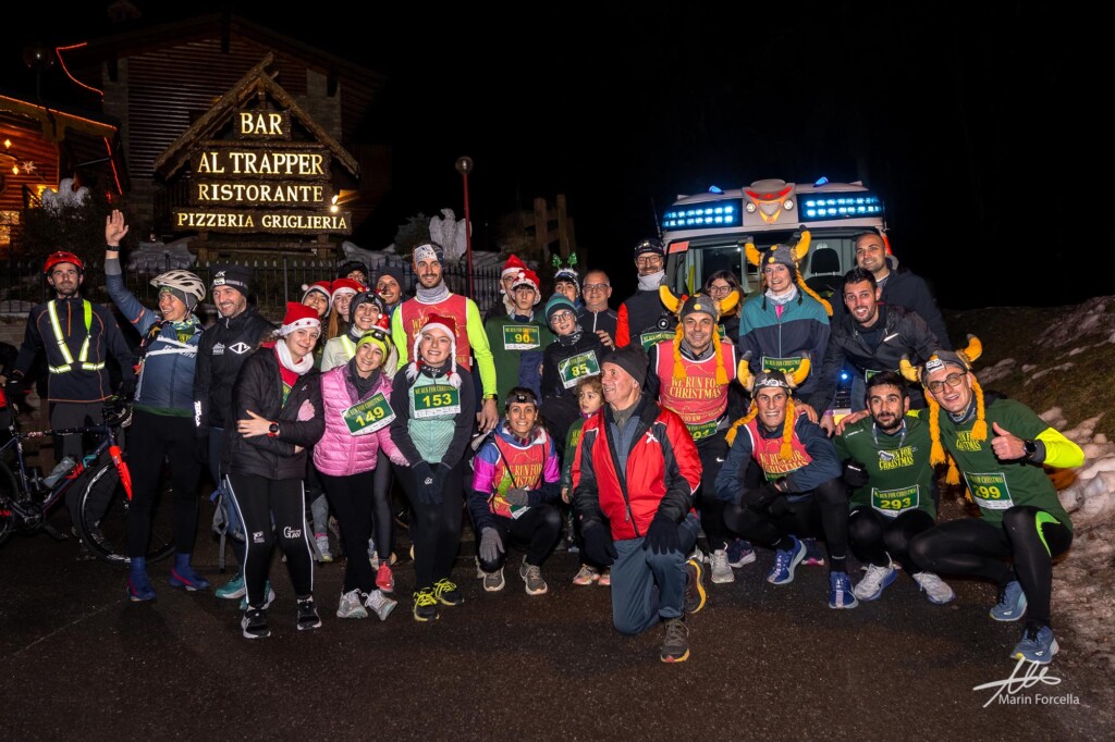 We Run For Christmas 2025, tappa notturna a Zambla della staffetta solidale