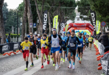 Classifica Mezza sul Brembo 2026 | Dalmine Partenza della Mezza sul Brembo 2026 a Dalmine con il gruppo di testa