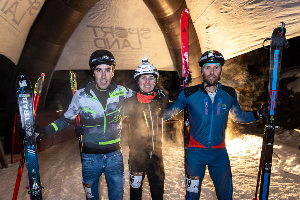 Podio skialp alla Davide Magnini, Ivan Milesi e Fabio Pasini alla Monte Altissimo Vertical Race 2026