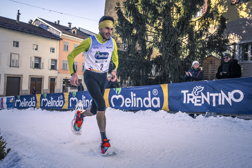 Alex Baldaccini in azione nella gara maschile a La Ciaspolada 2026