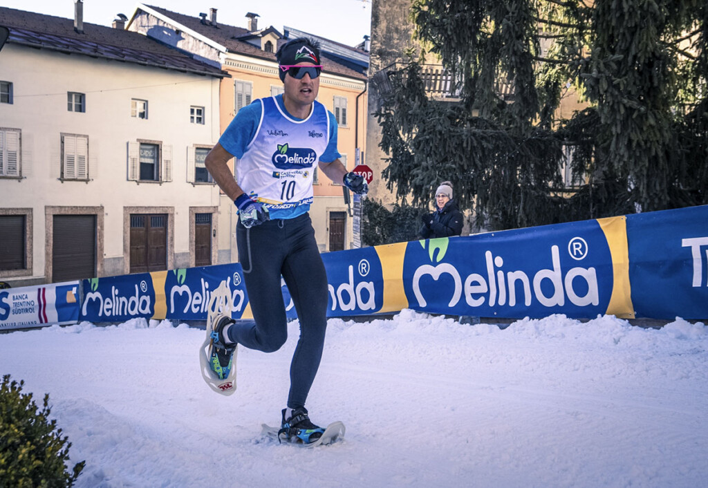 Roberto Delorenzi al comando della gara maschile a La Ciaspolada 2026