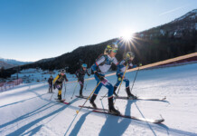 Classifica Campionati Italiani Skialp Mixed Team Relay 2026 Atlete impegnate nella mixed team relay ai Campionati italiani di sci alpinismo a San Martino di Castrozza
