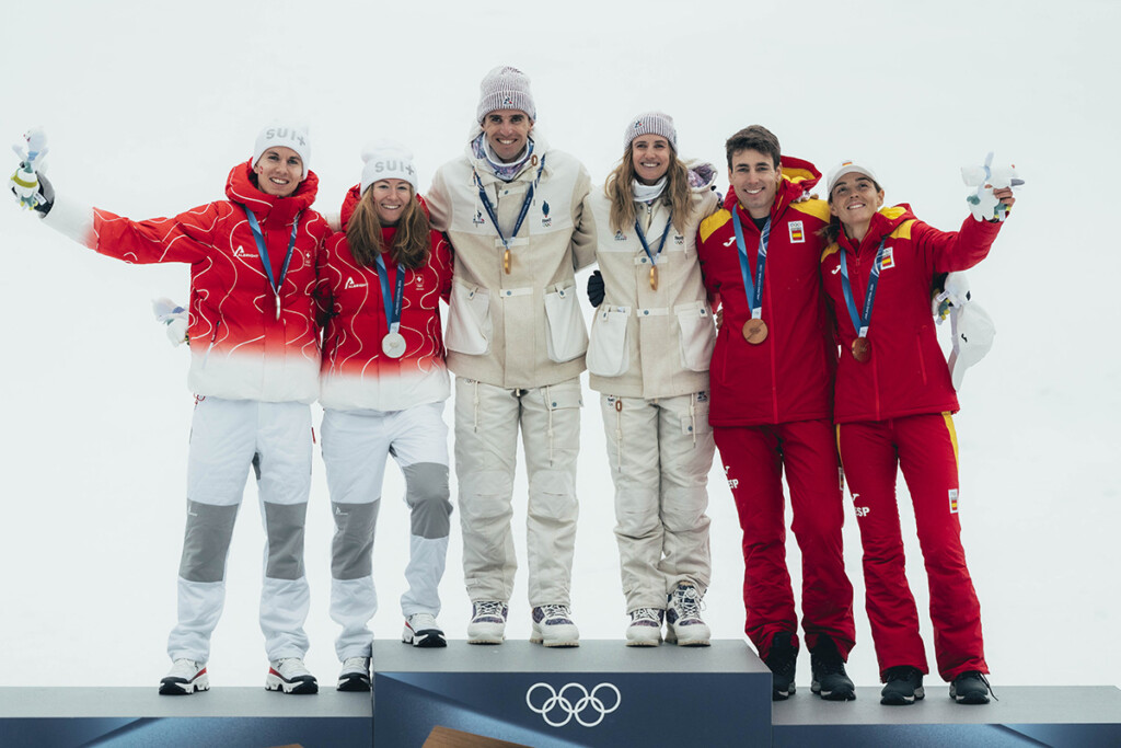 mixed relay start skialp 2026 olimpiadi bormio podio