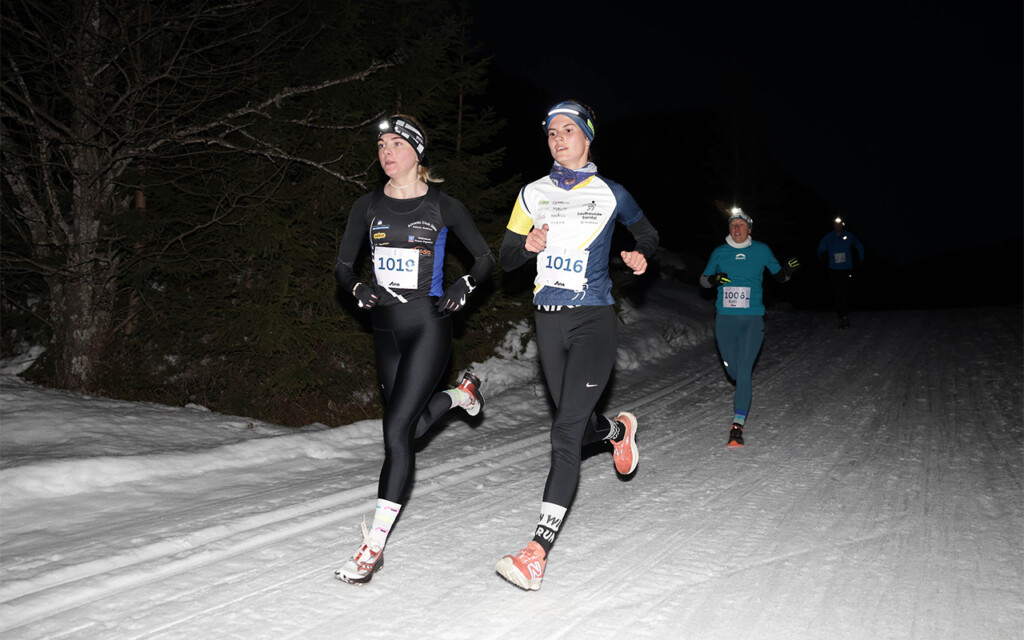 Drei Zinnen Winter Night Run 2026 start Sesto Pusteria Lena Zingerle Lisa Thaler