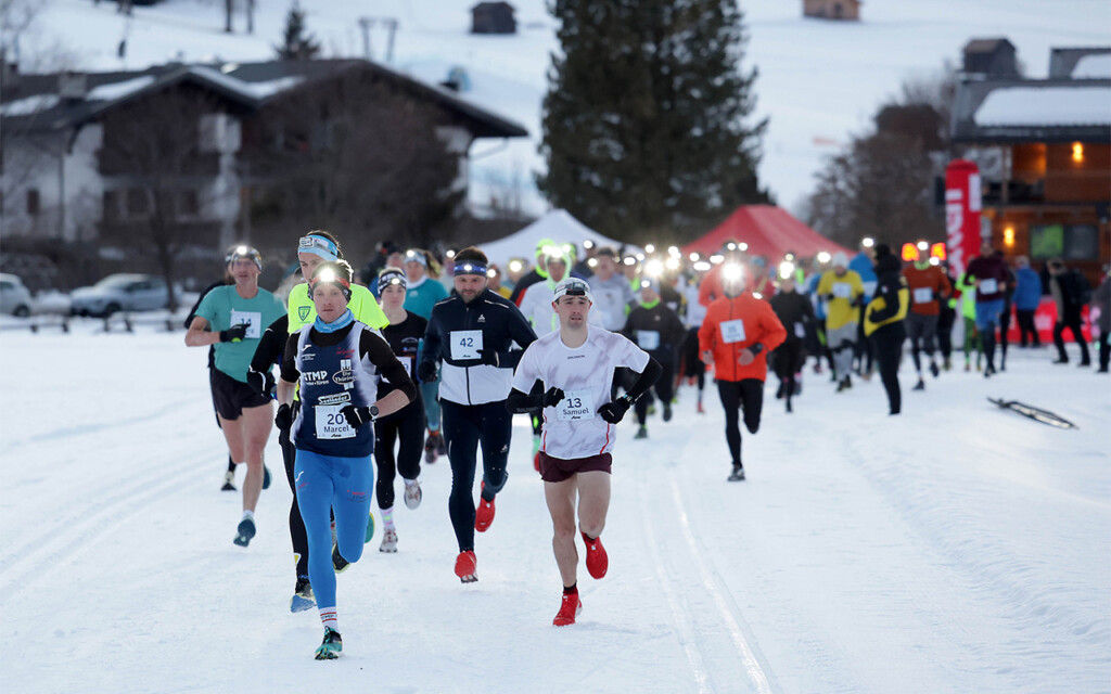 Drei Zinnen Winter Night Run 2026 start Sesto Pusteria