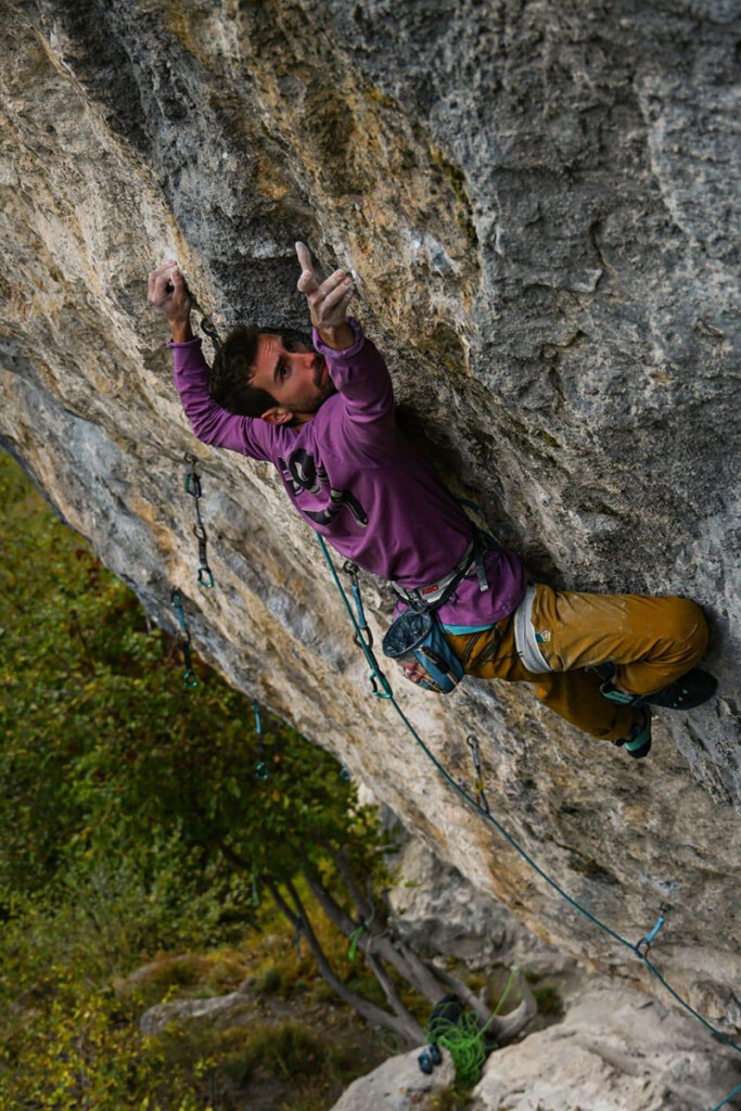 Luca Bana arrampicata