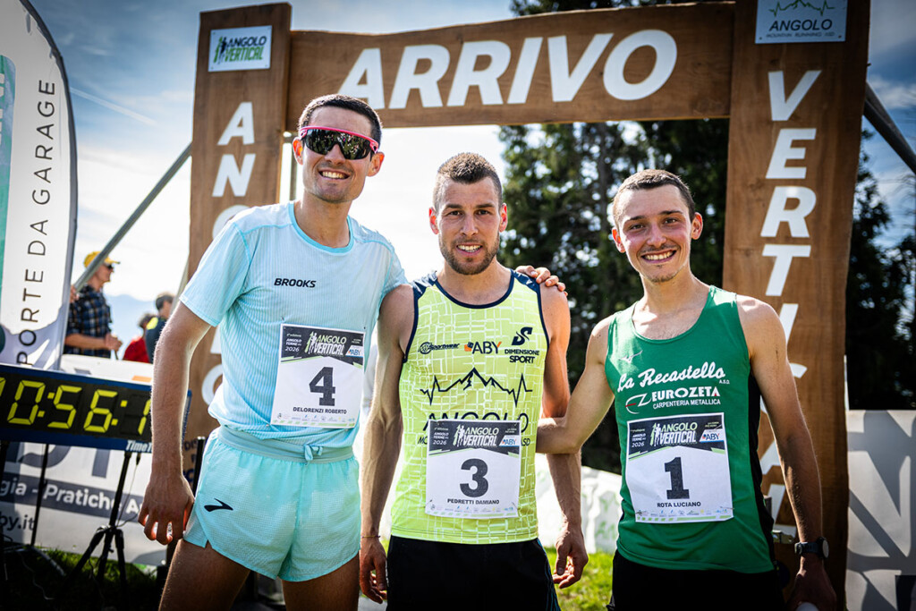 Angolo Vertical 2026 podio m Pedretti D Delorenzi R Rota L