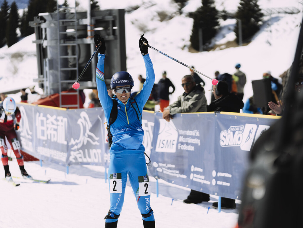 Giulia Murada 2026 skialp villars Sprint podio tappa e vittoria finale coppa del mondo ok ph ISMF