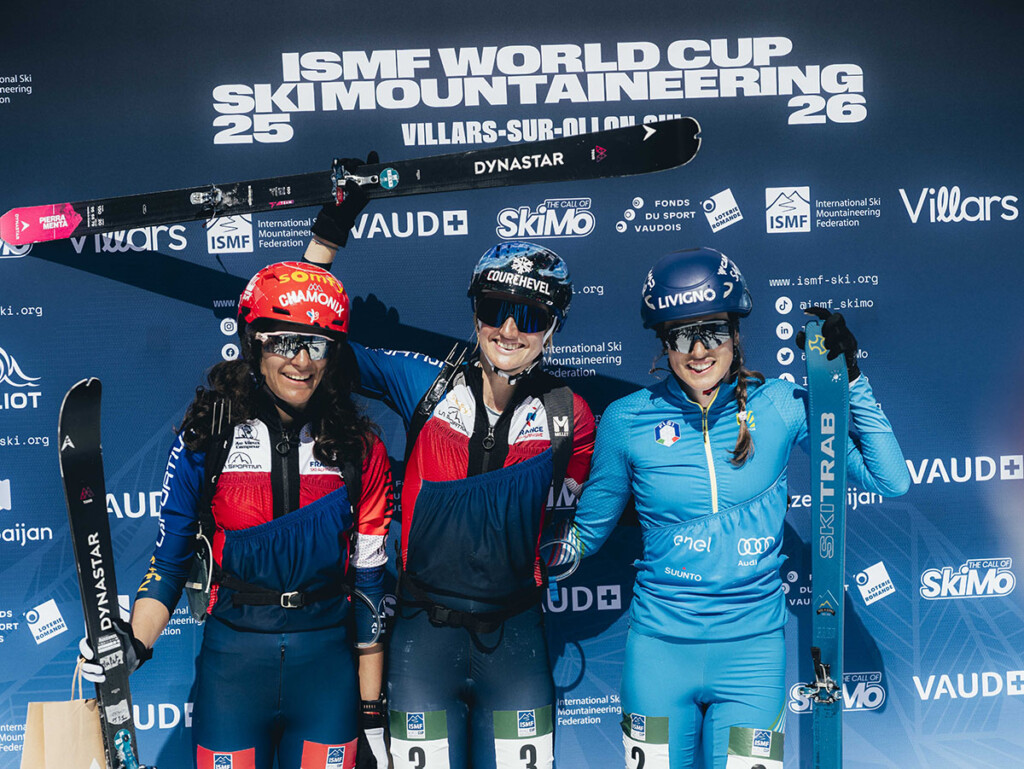 Giulia Murada 2026 skialp villars Sprint podio tappa e vittoria finale coppa del mondo ph ISMF