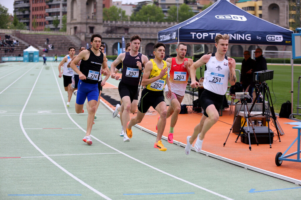 Milano 2024 pista atletica Francesco Pernici